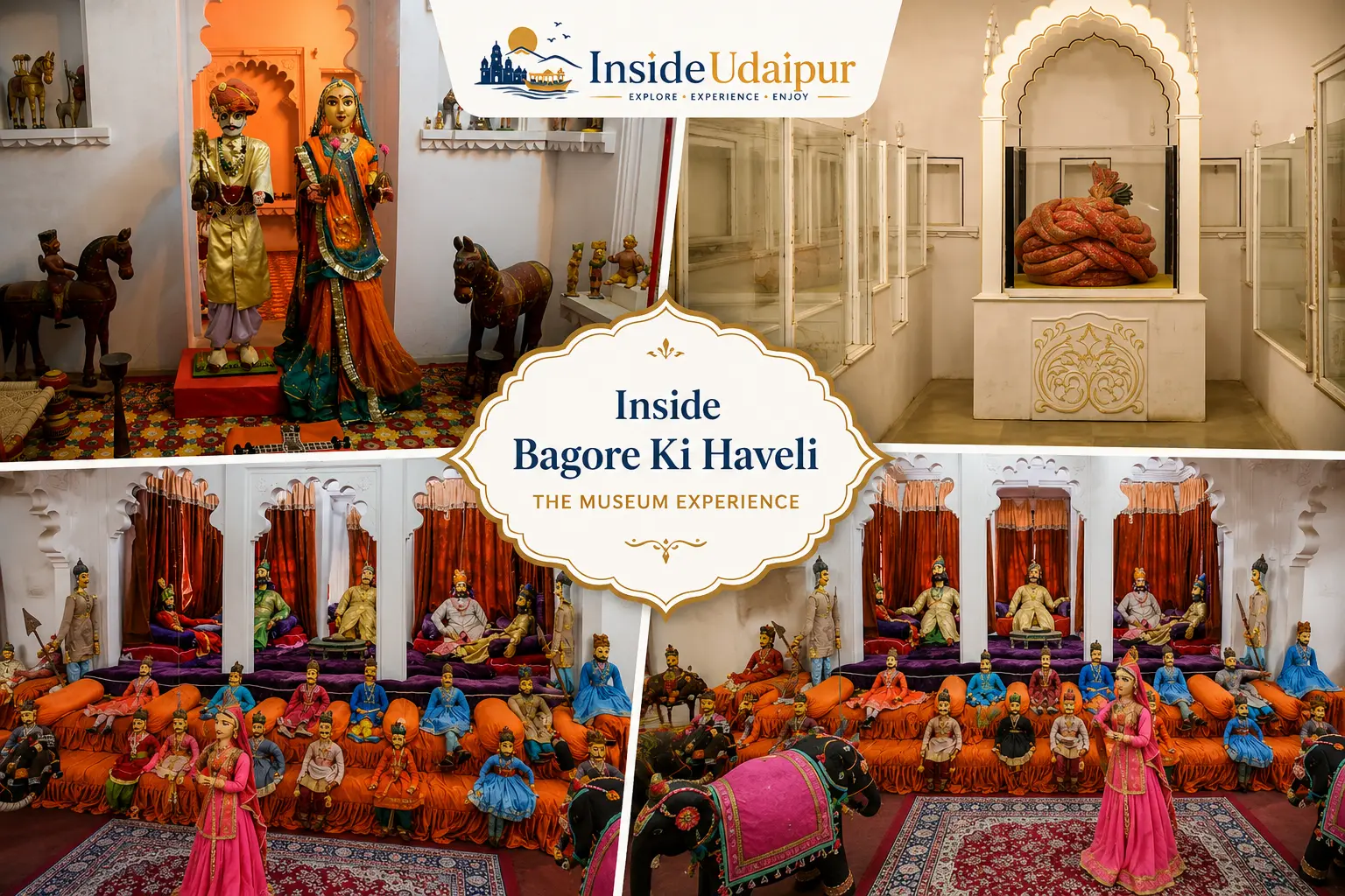 Bagore Ki Haveli Udaipur museum collections and traditional puppets