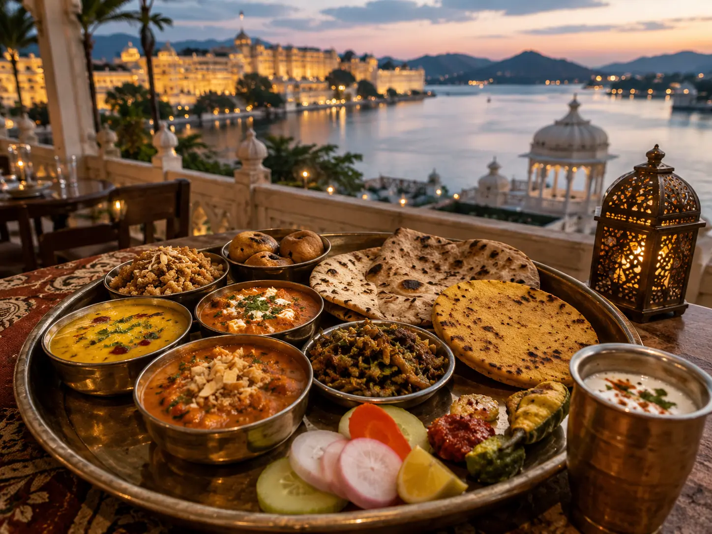 Traditional food in Udaipur