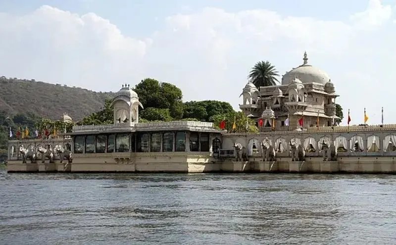 Jag Mandir Udaipur viewed from Lake Pichola
