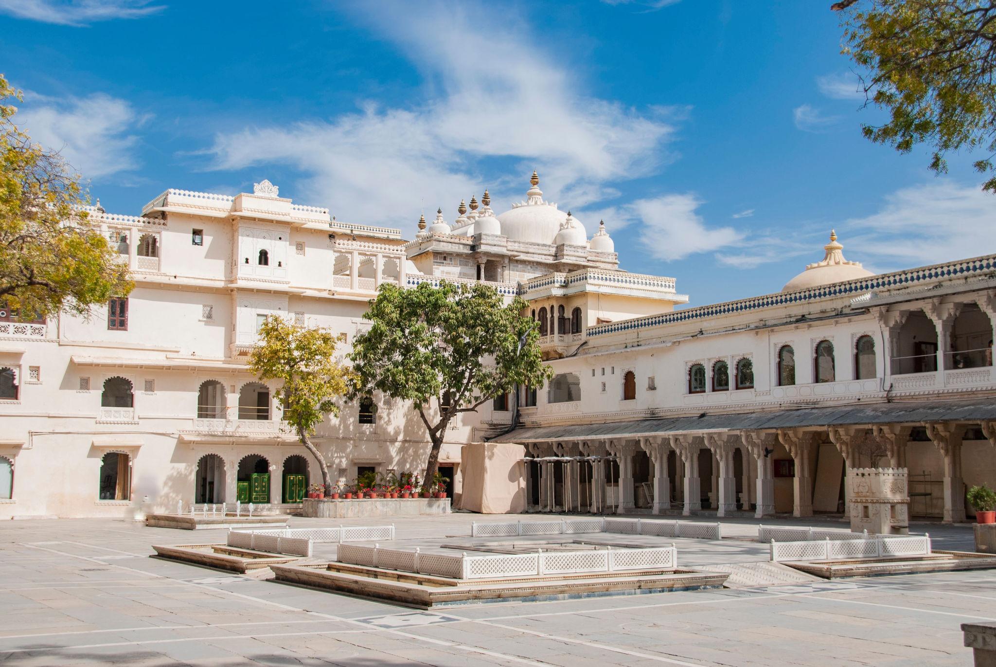 City Palace Udaipur map showing Zenana Mahal and Mardana Mahal