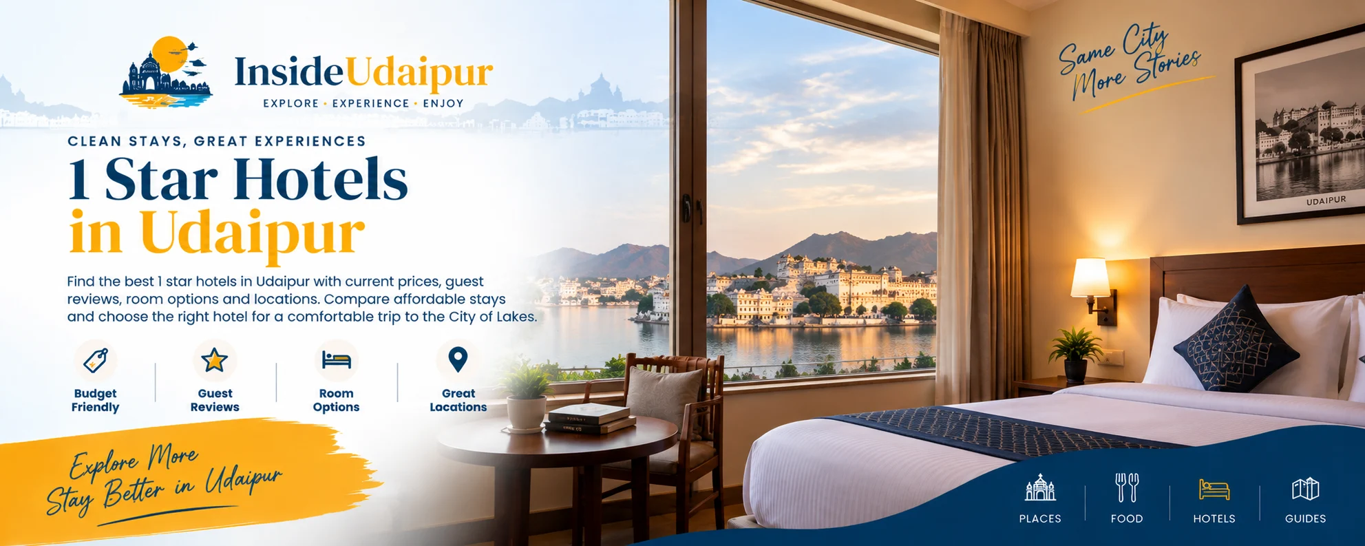 1 Star Hotels in Udaipur