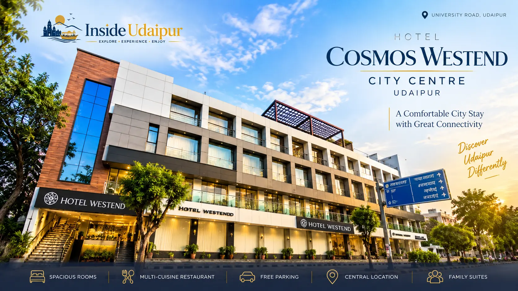 Hotel Cosmos Westend City Centre Udaipur hero