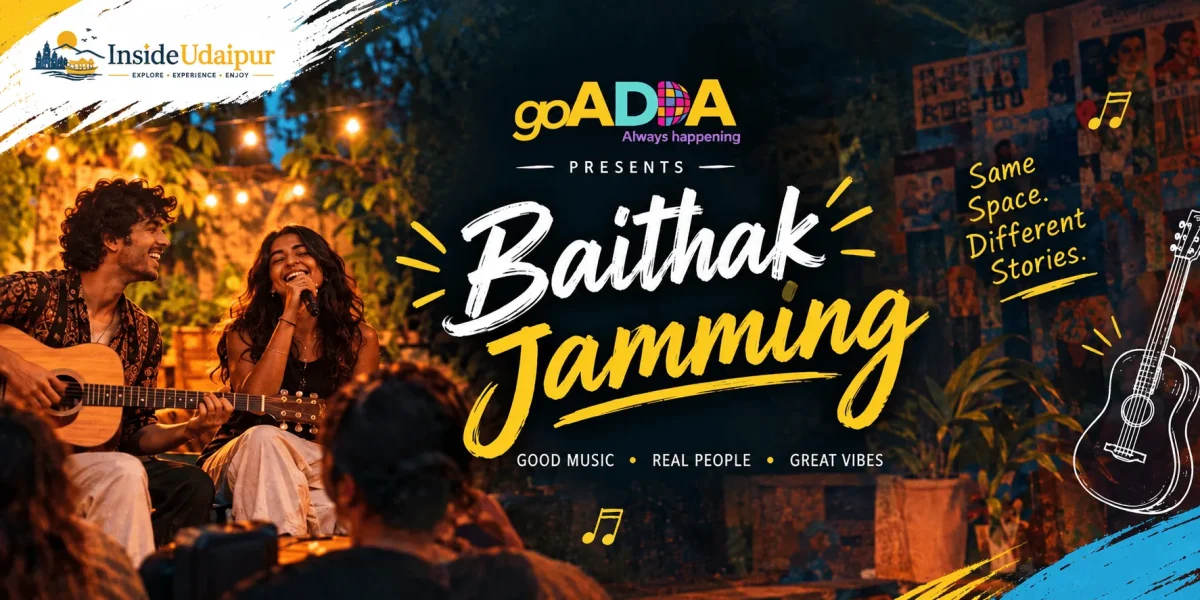 Baithak Jamming at goSTOPS Udaipur — 26 Sep 2026