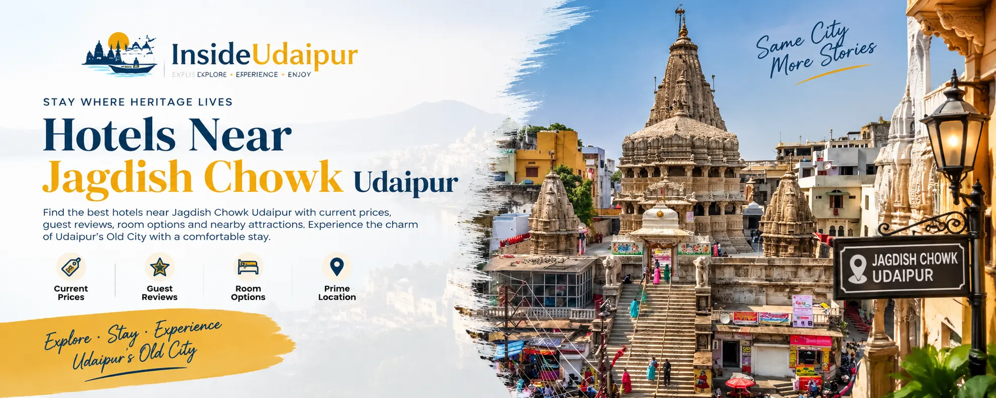 Hotels Near Jagdish Chowk Udaipur