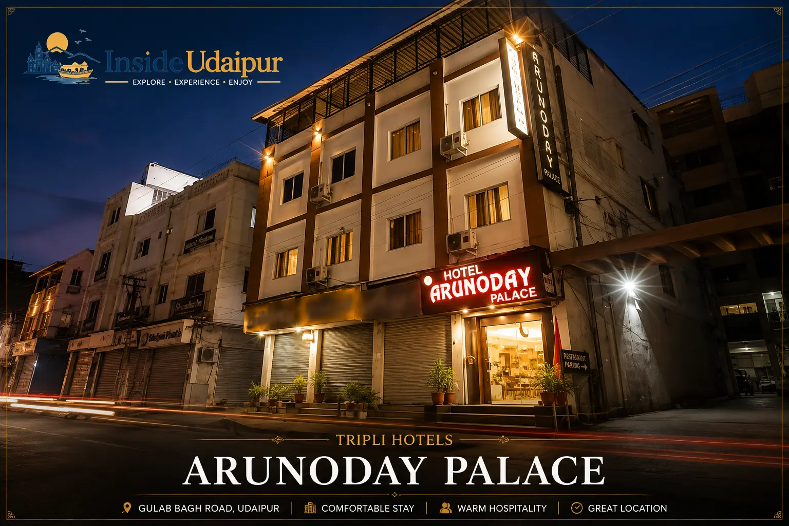 Tripli Hotels Arunoday Palace Udaipur